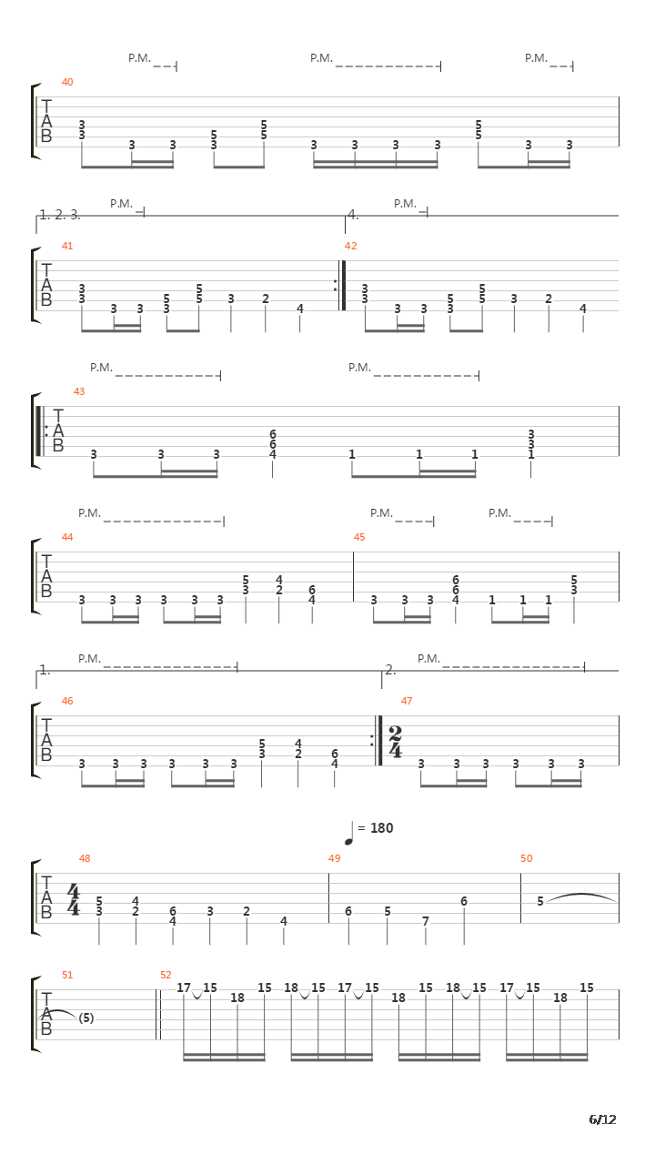 Piranha吉他谱