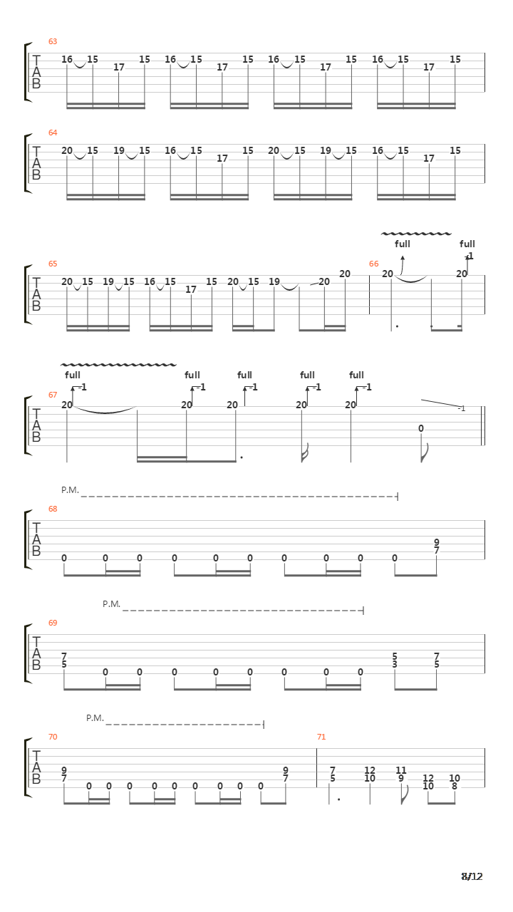 Piranha吉他谱