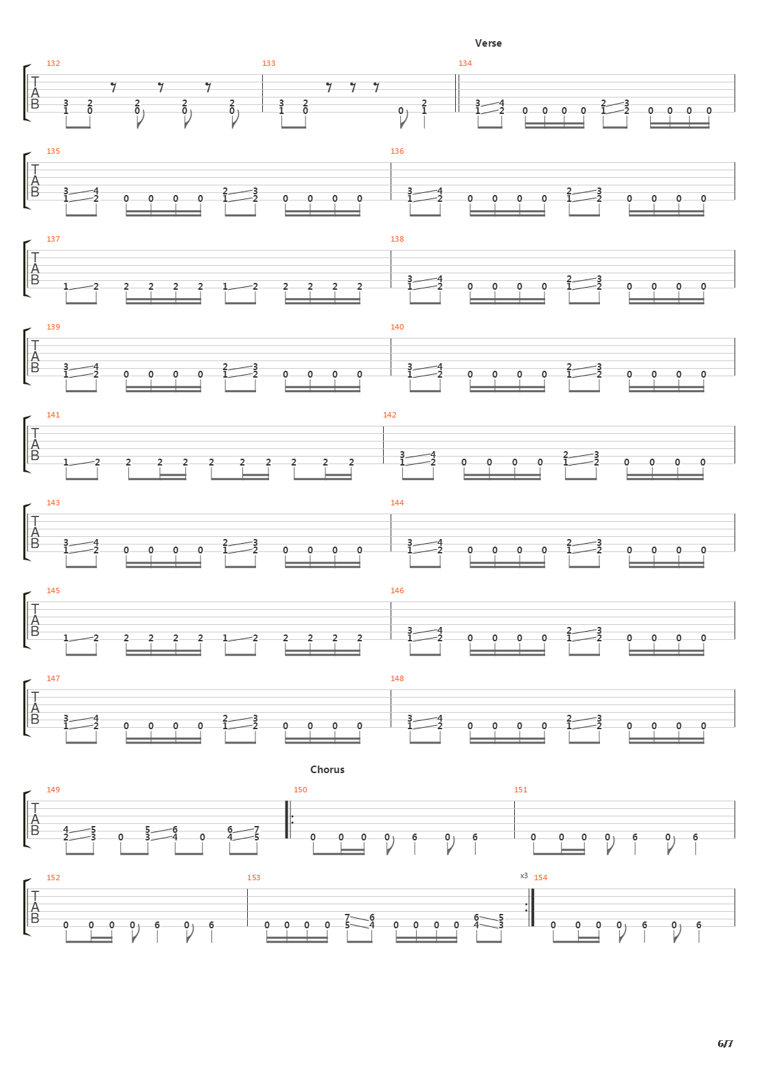 Tempo Of The Damned吉他谱