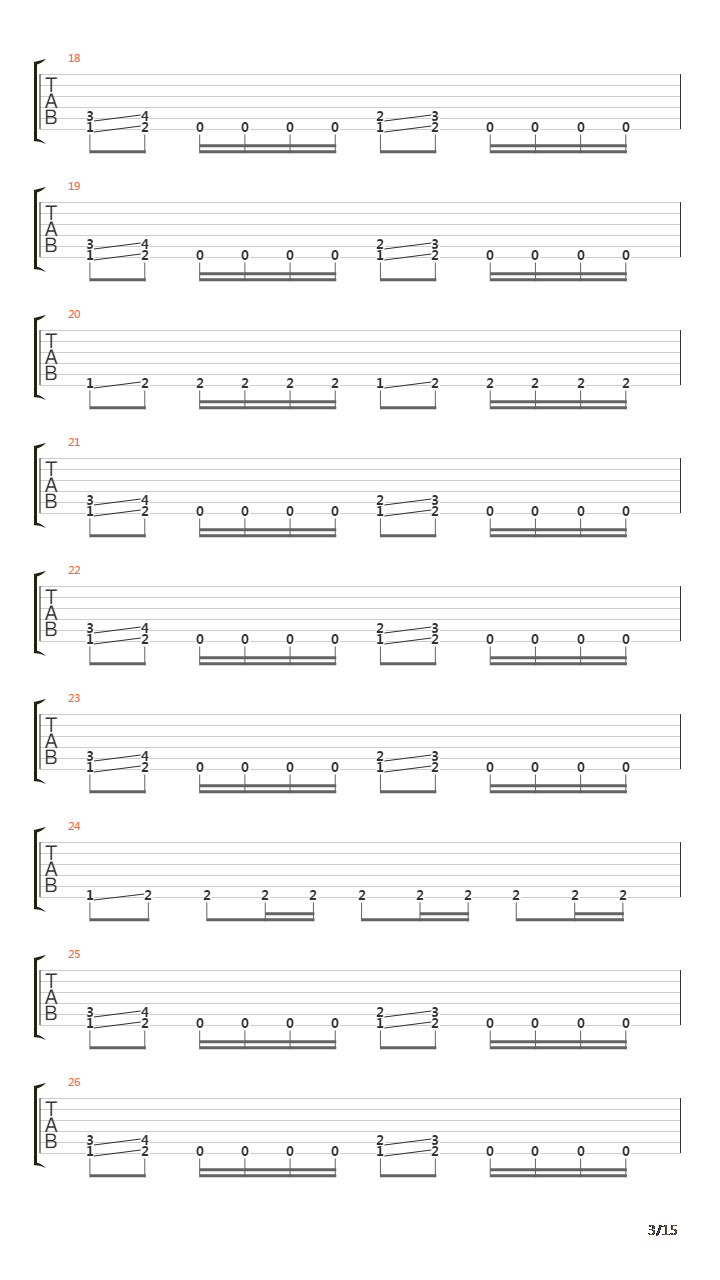 Tempo Of The Damned吉他谱