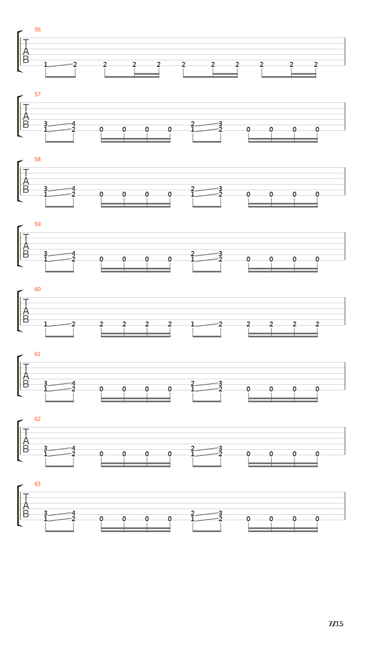 Tempo Of The Damned吉他谱