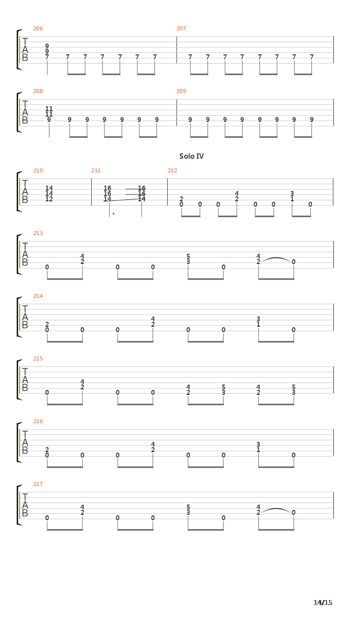 Elimination吉他谱