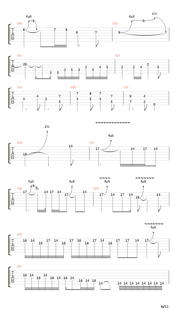 Elimination吉他谱