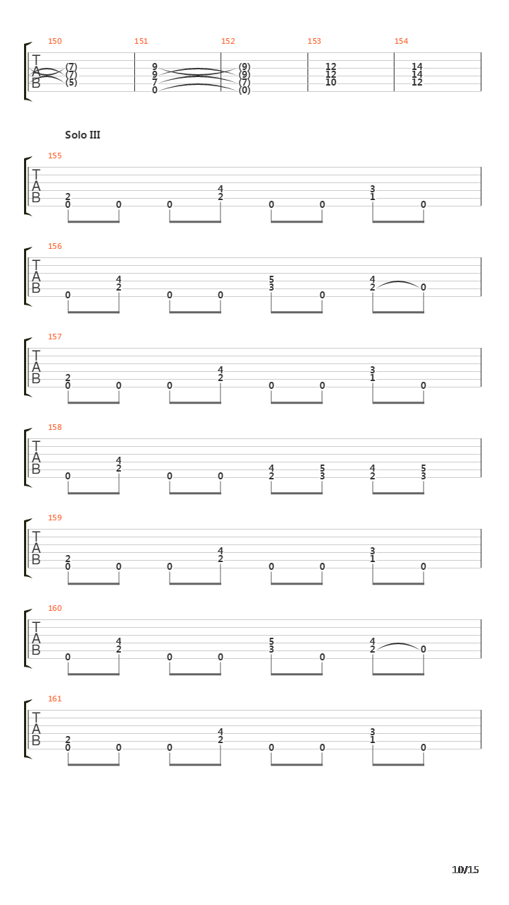 Elimination吉他谱