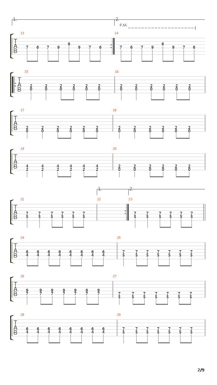 Denpatou(电波塔)吉他谱