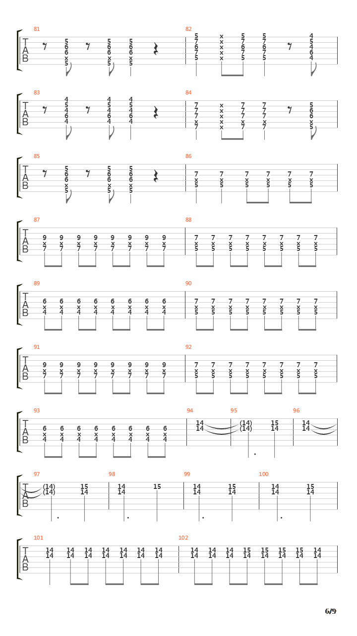 Denpatou(电波塔)吉他谱