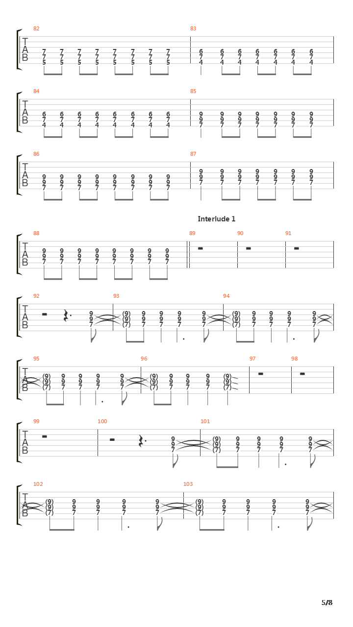 Rewrite吉他谱