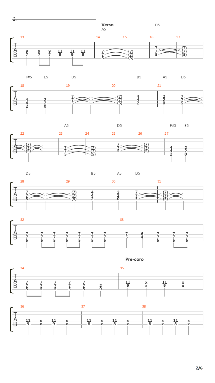 羅針盤(Compass 罗盘)吉他谱