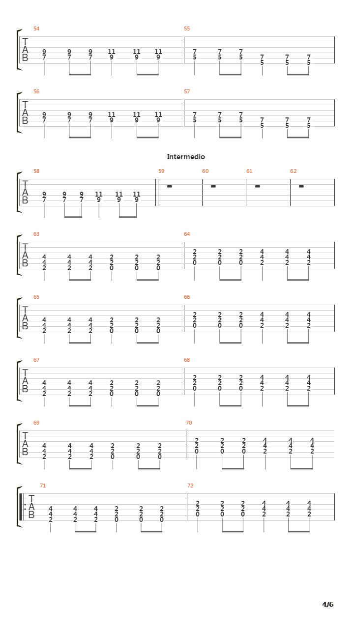 羅針盤(Compass 罗盘)吉他谱