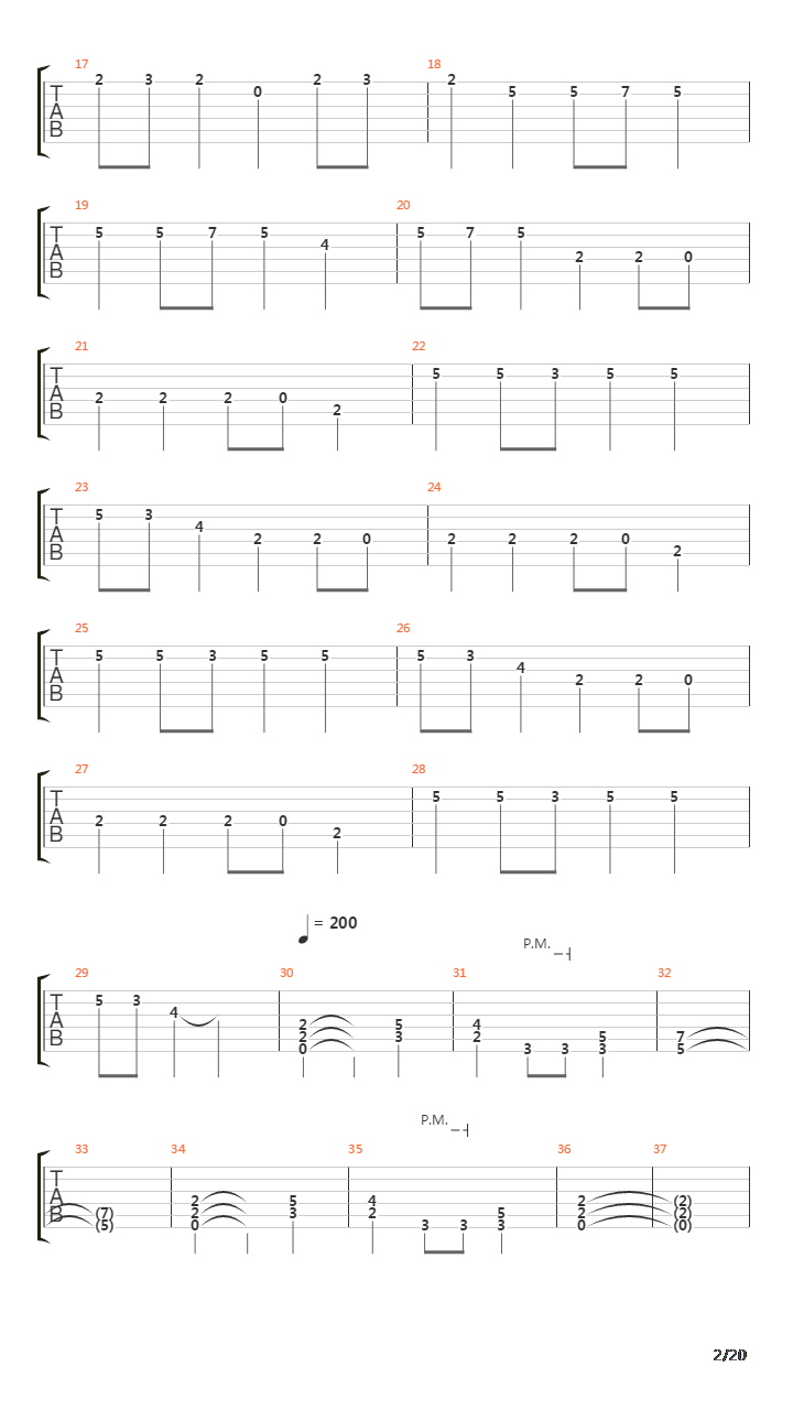 12 Gauge吉他谱