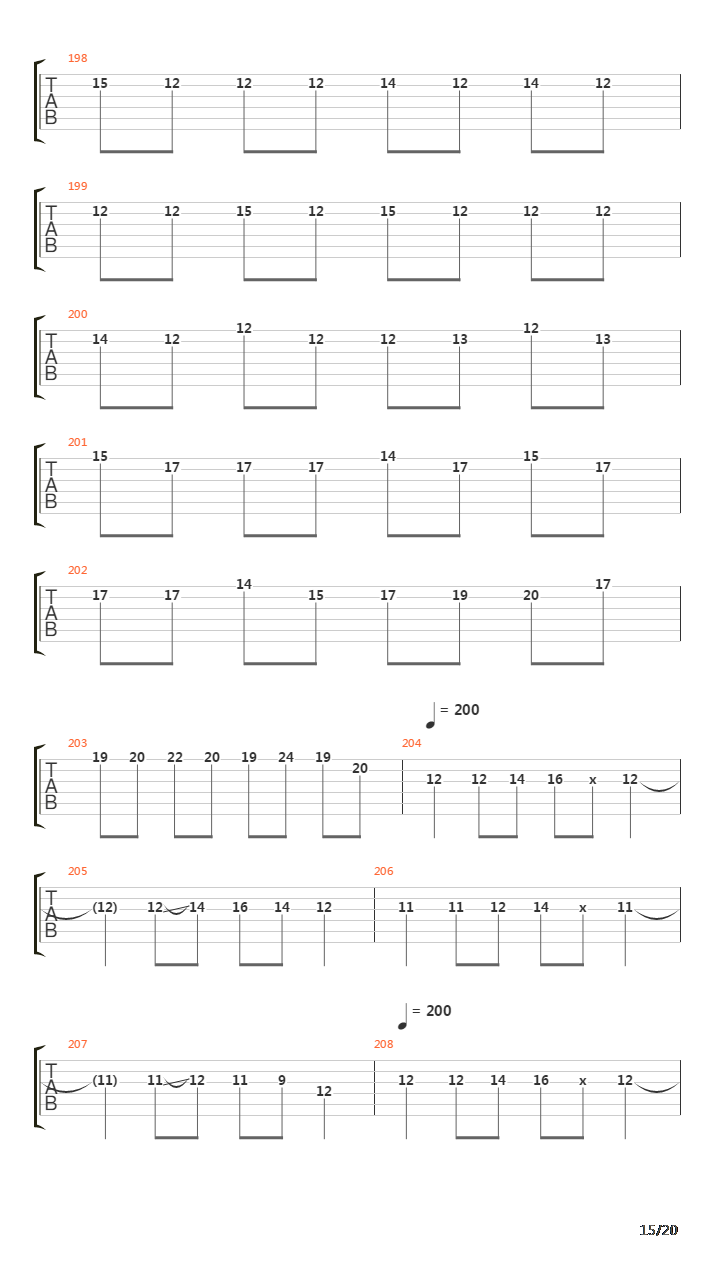 12 Gauge吉他谱