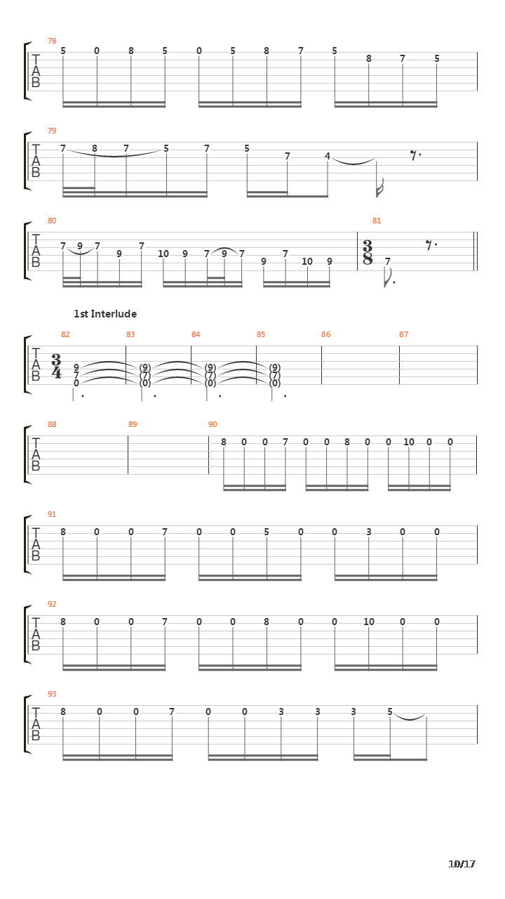 Hades吉他谱