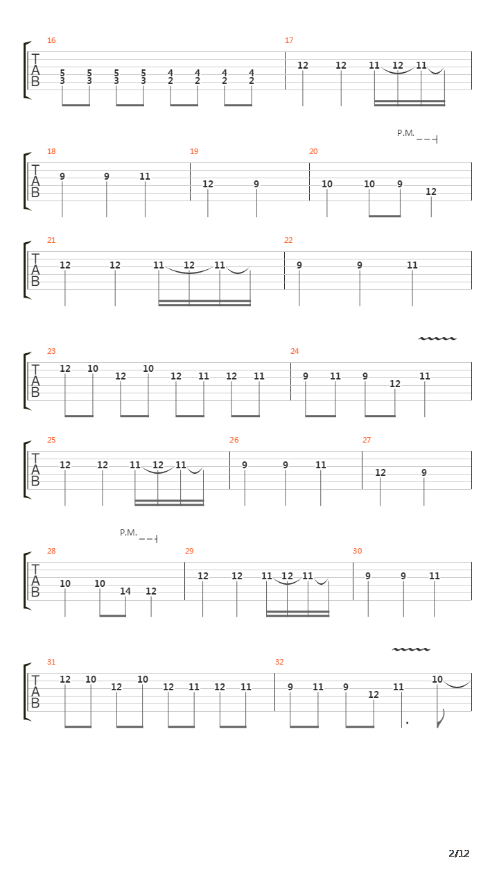 Swampwar吉他谱