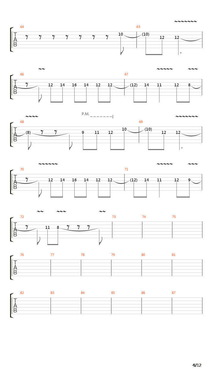 Swampwar吉他谱