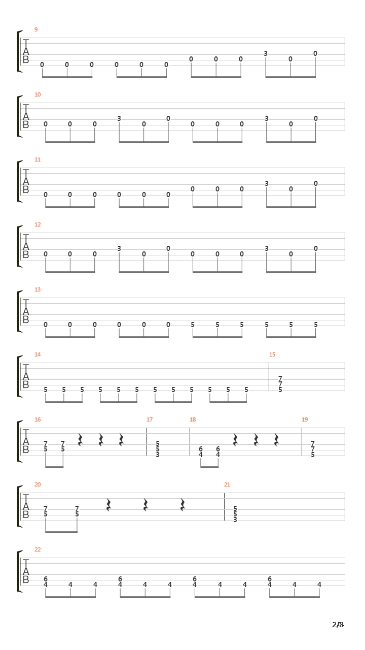 Using The Word吉他谱