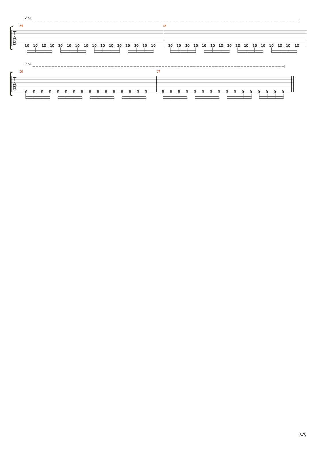 With Terminal Intensity吉他谱