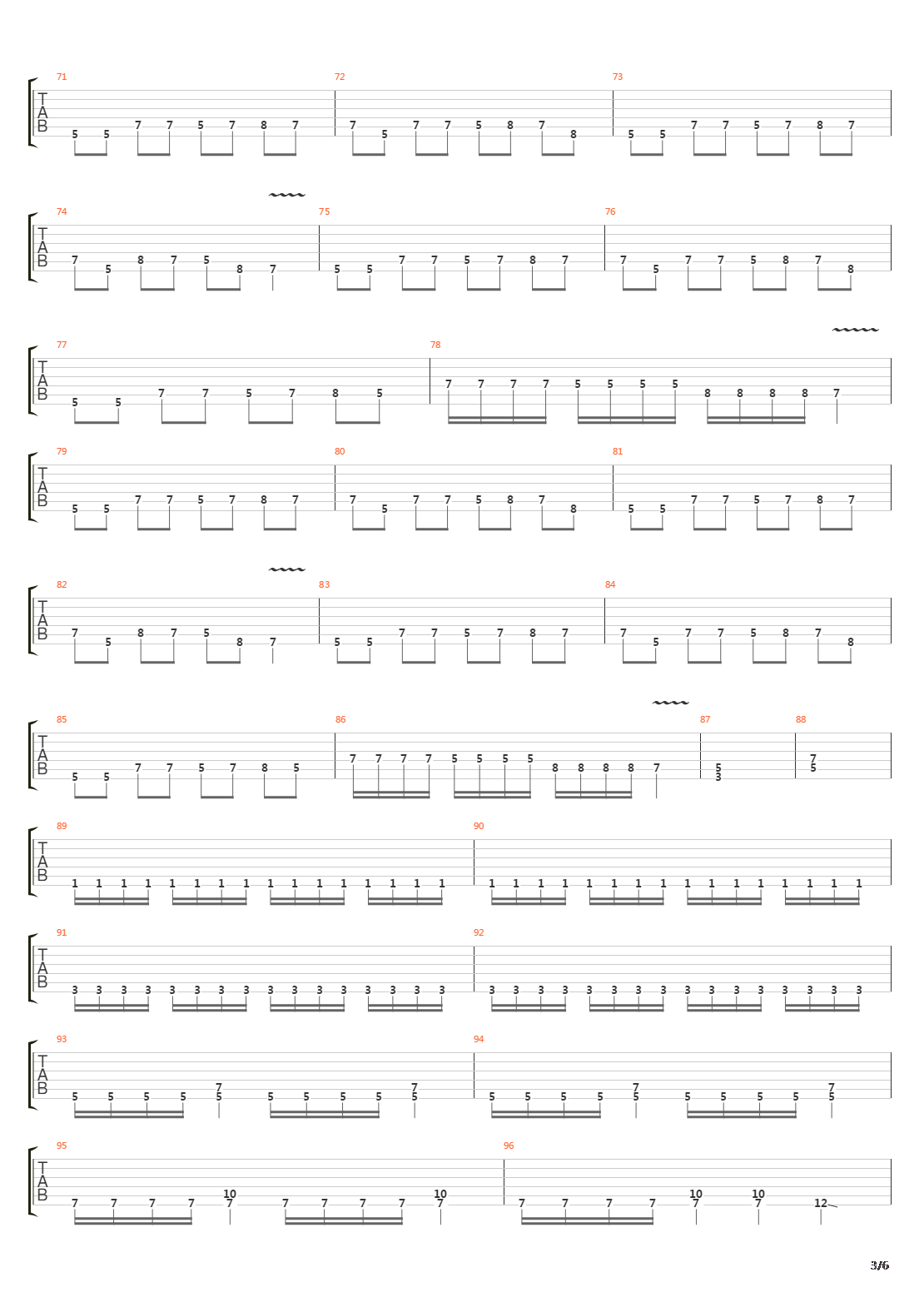 Descent Of The Archangel吉他谱