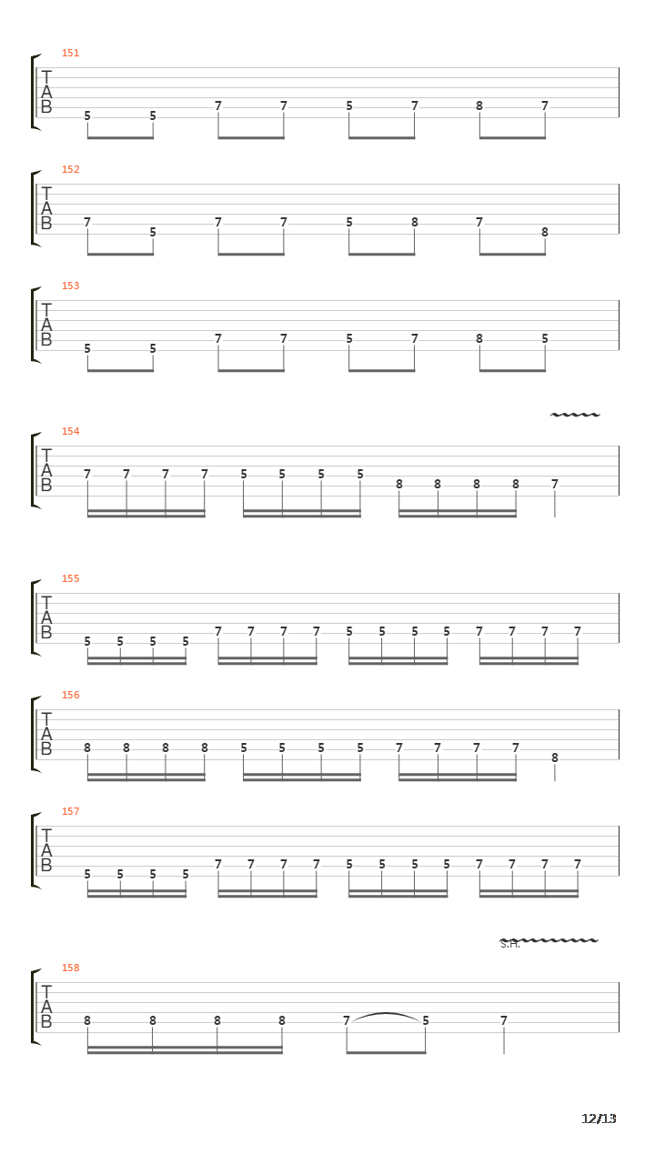 Descent Of The Archangel吉他谱