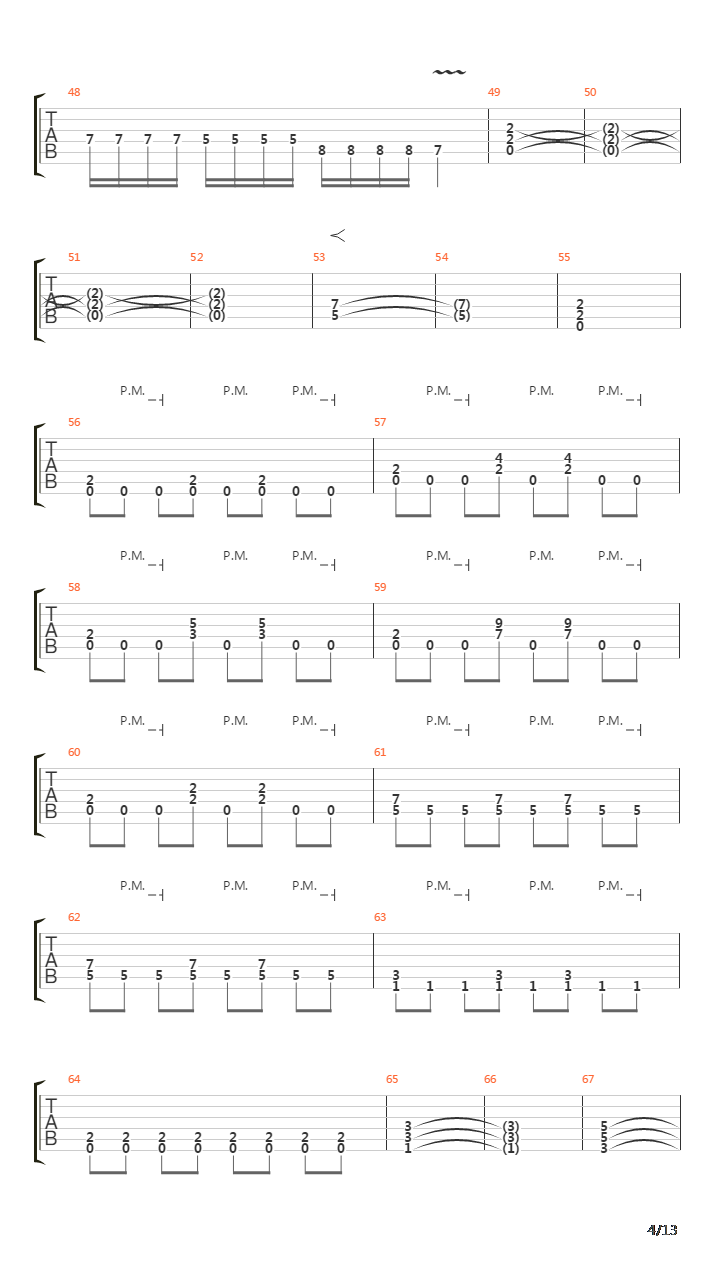 Descent Of The Archangel吉他谱