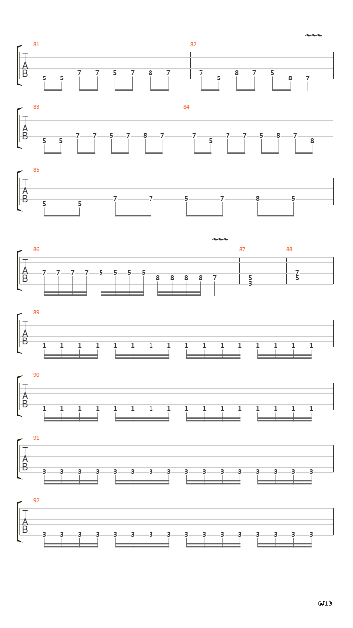 Descent Of The Archangel吉他谱