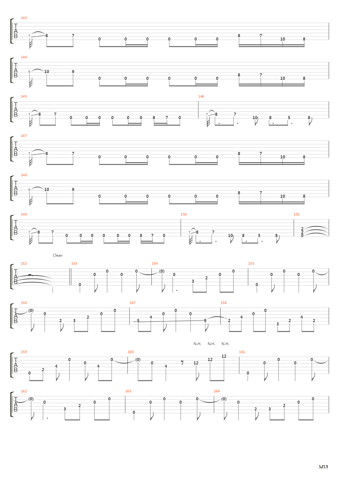 Elizabeth Parts I Ii Iii吉他谱