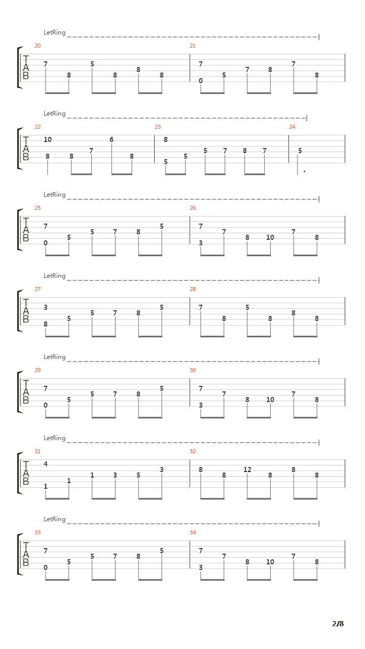 Epilogue吉他谱