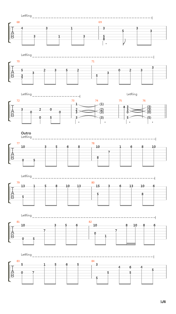 Epilogue吉他谱