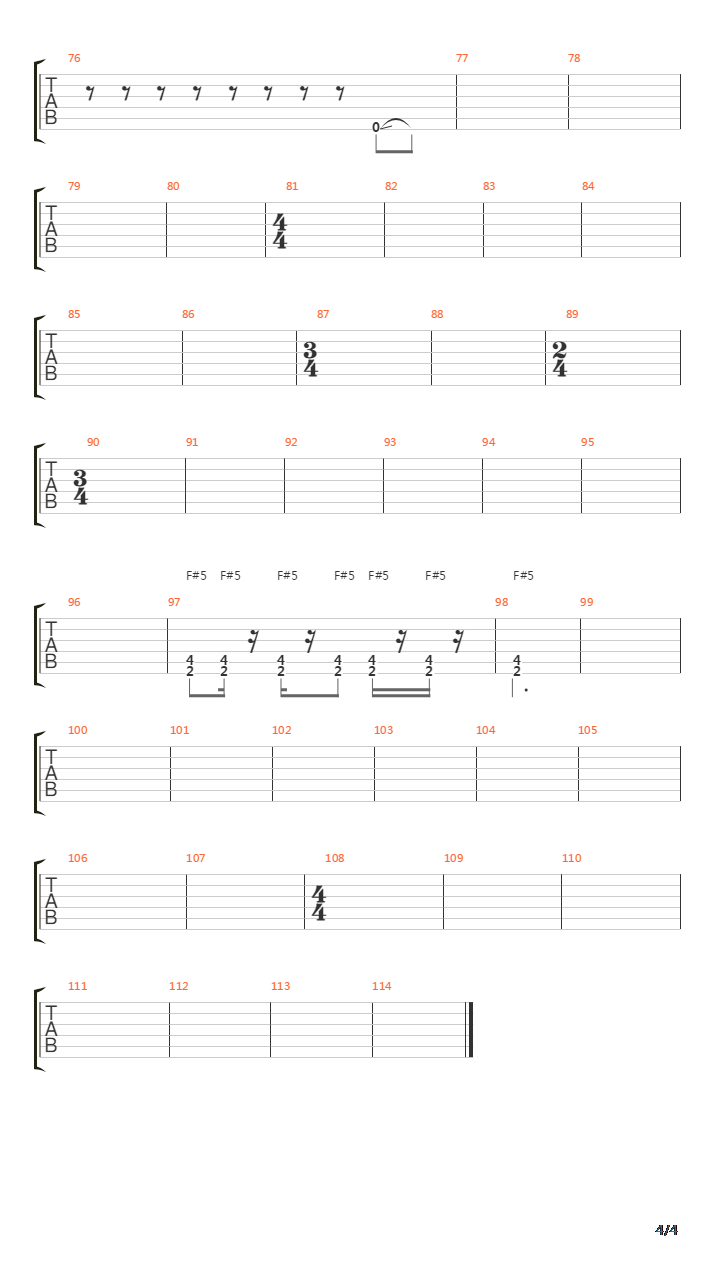 Farewell吉他谱