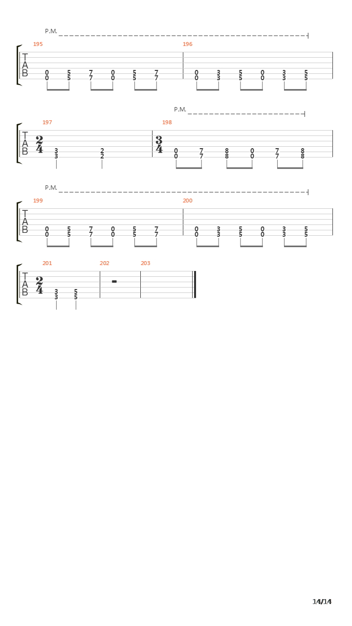 Ghost Opera吉他谱