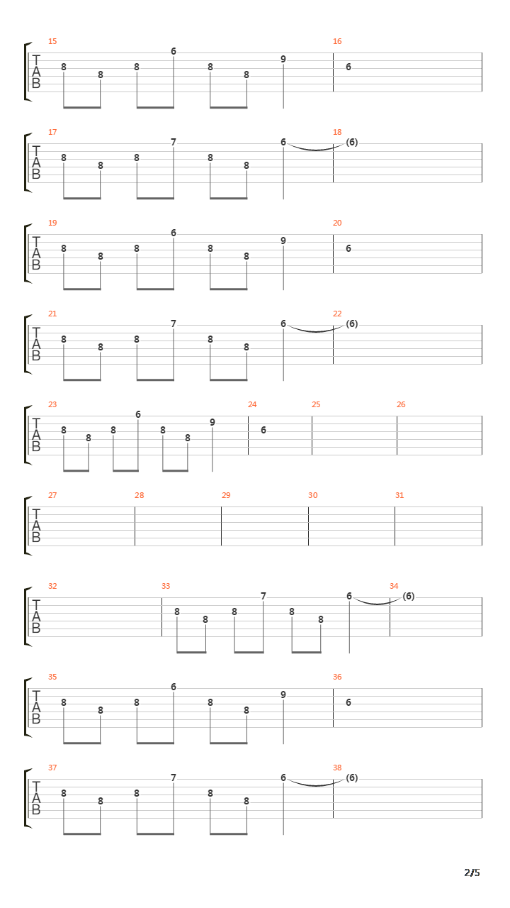 Seasons End吉他谱