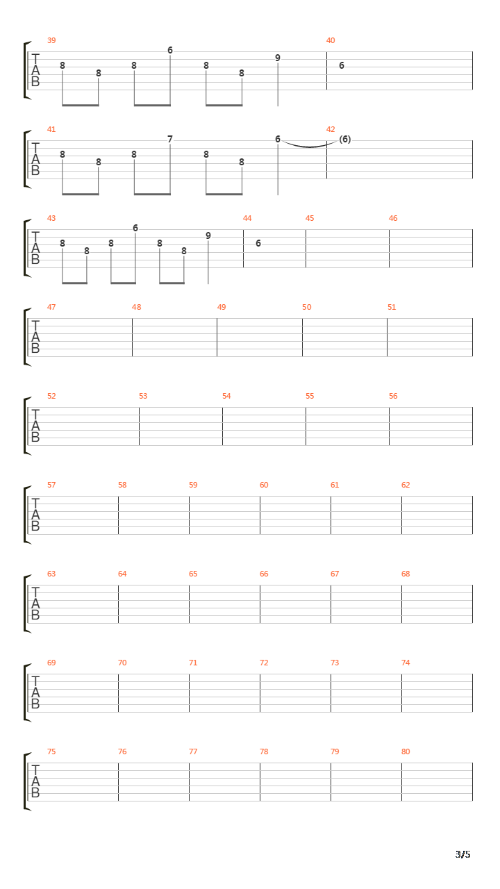Seasons End吉他谱