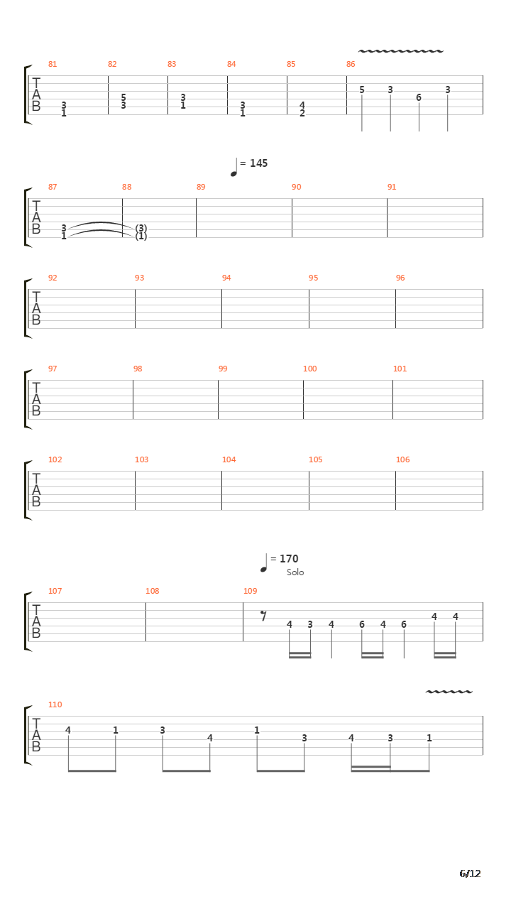 The Fourth Legacy吉他谱