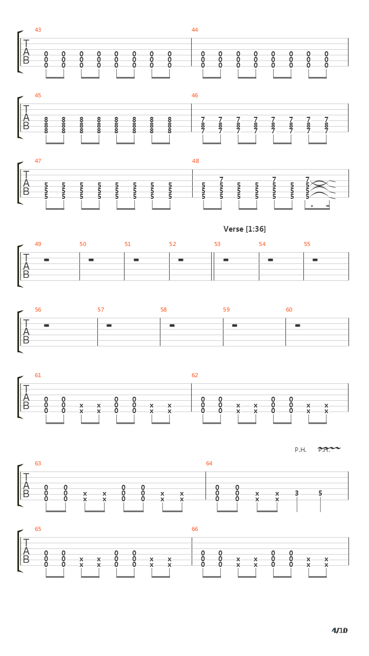 The Human Stain吉他谱