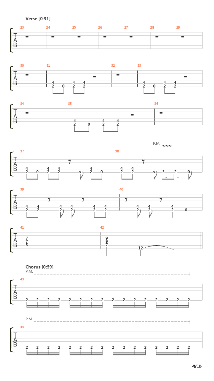 When The Lights Are Down吉他谱