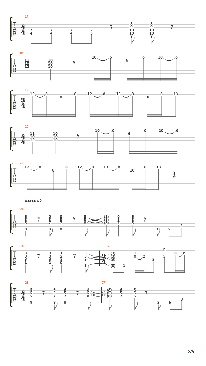 Point Of No Return吉他谱