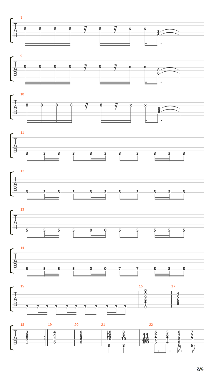 Song For America吉他谱