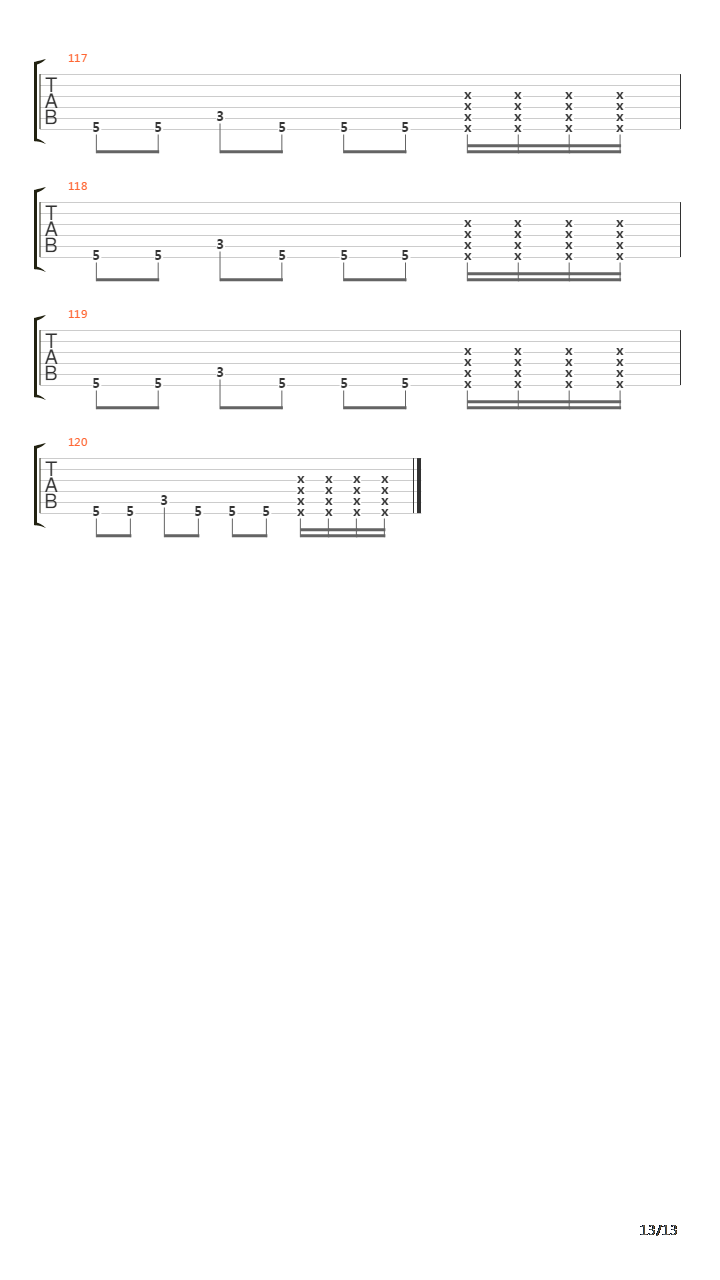 Days Are Forgotten吉他谱