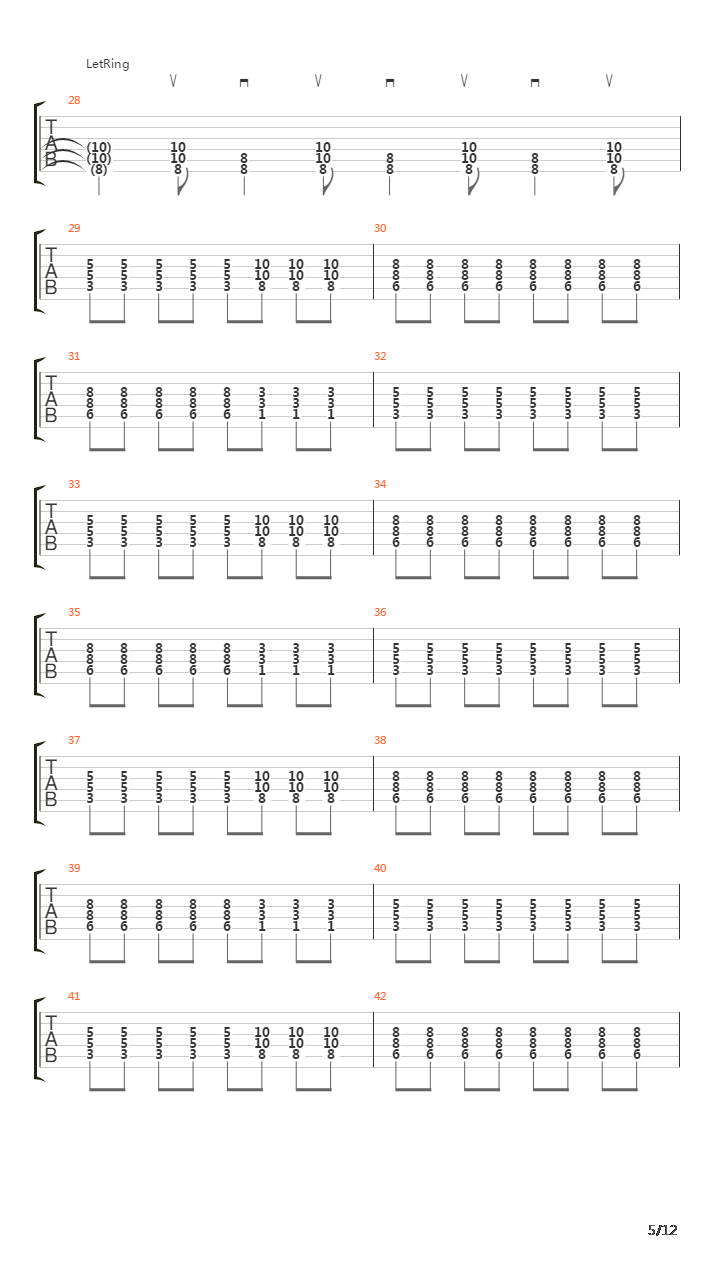 Fire吉他谱