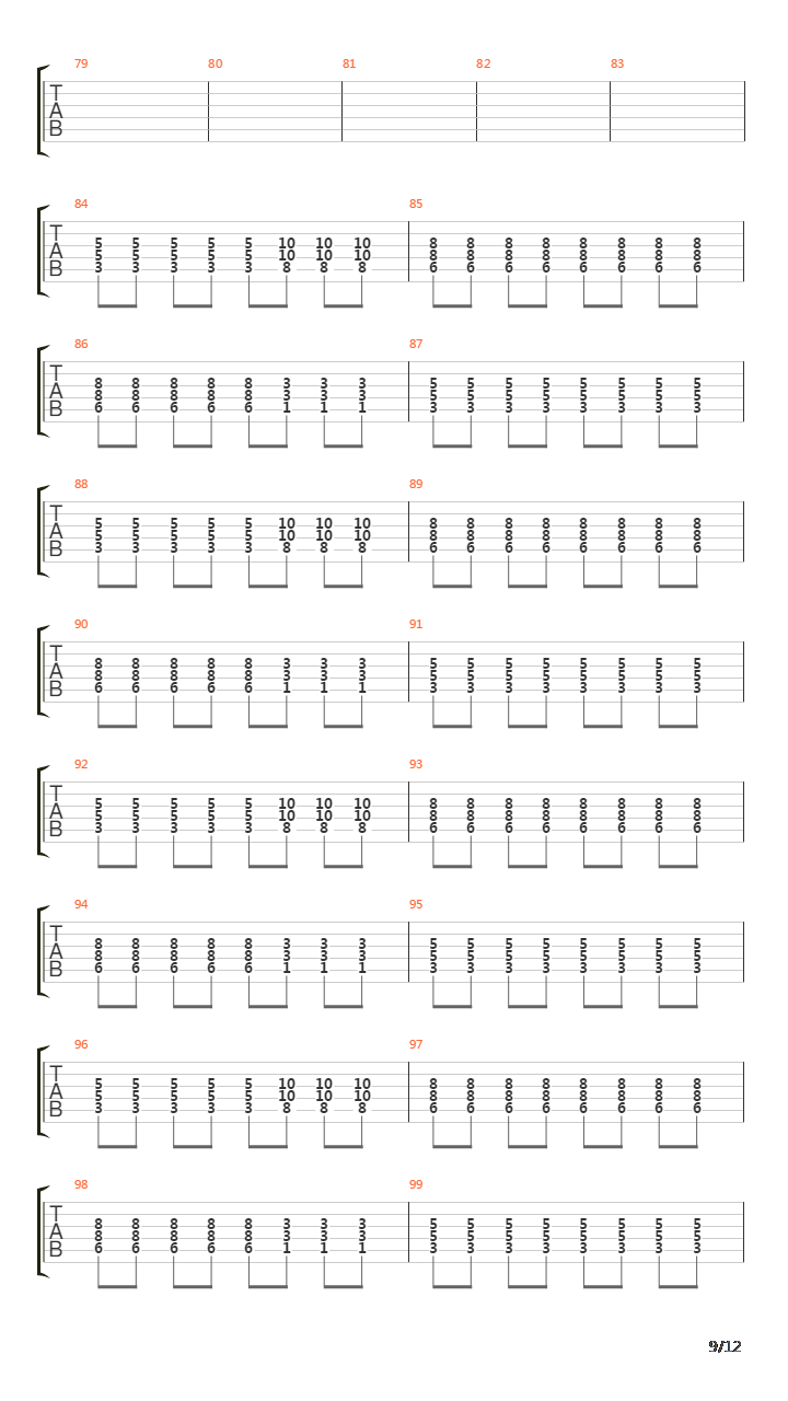 Fire吉他谱