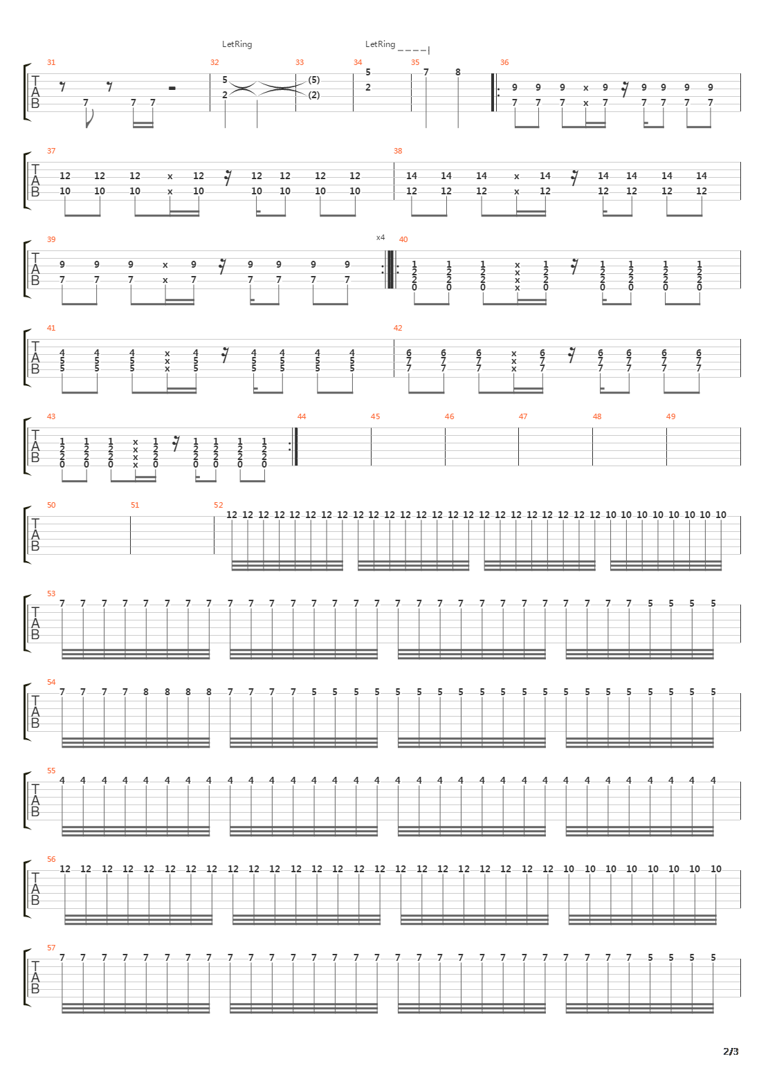 Lsf吉他谱