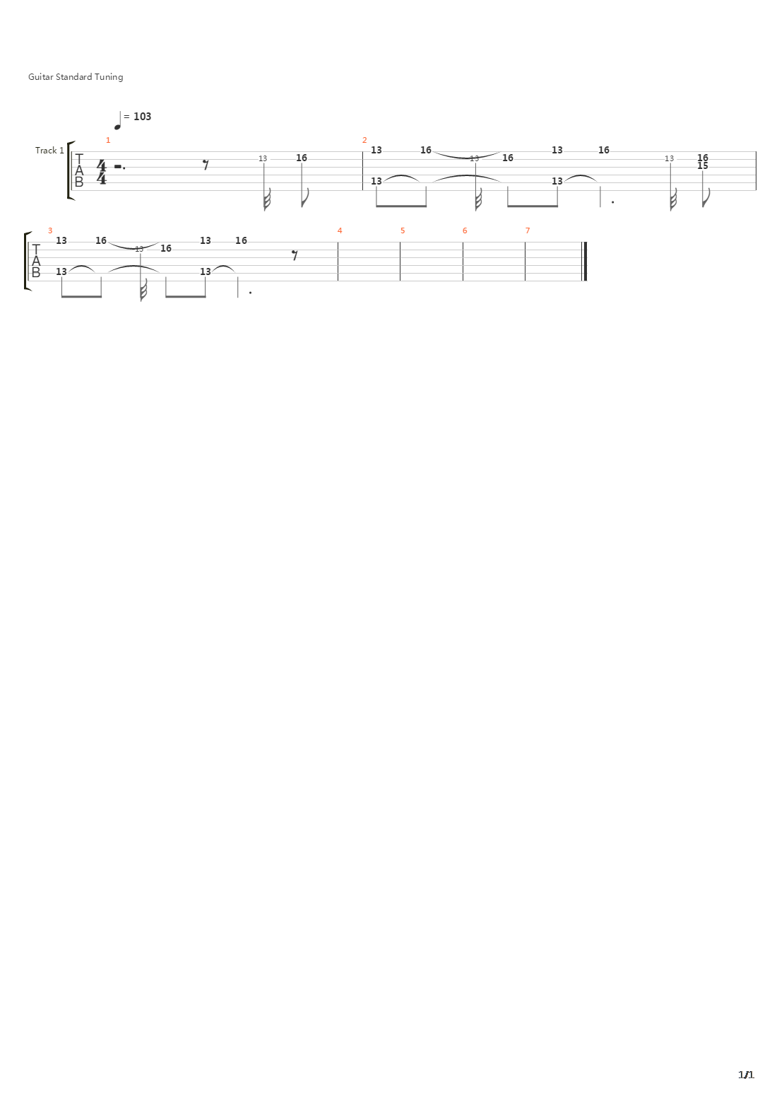 Processed Beats吉他谱