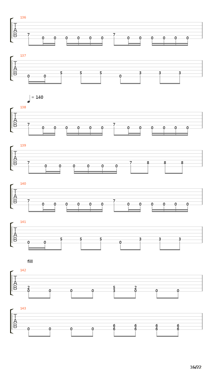 Where The Enemy Sleeps吉他谱