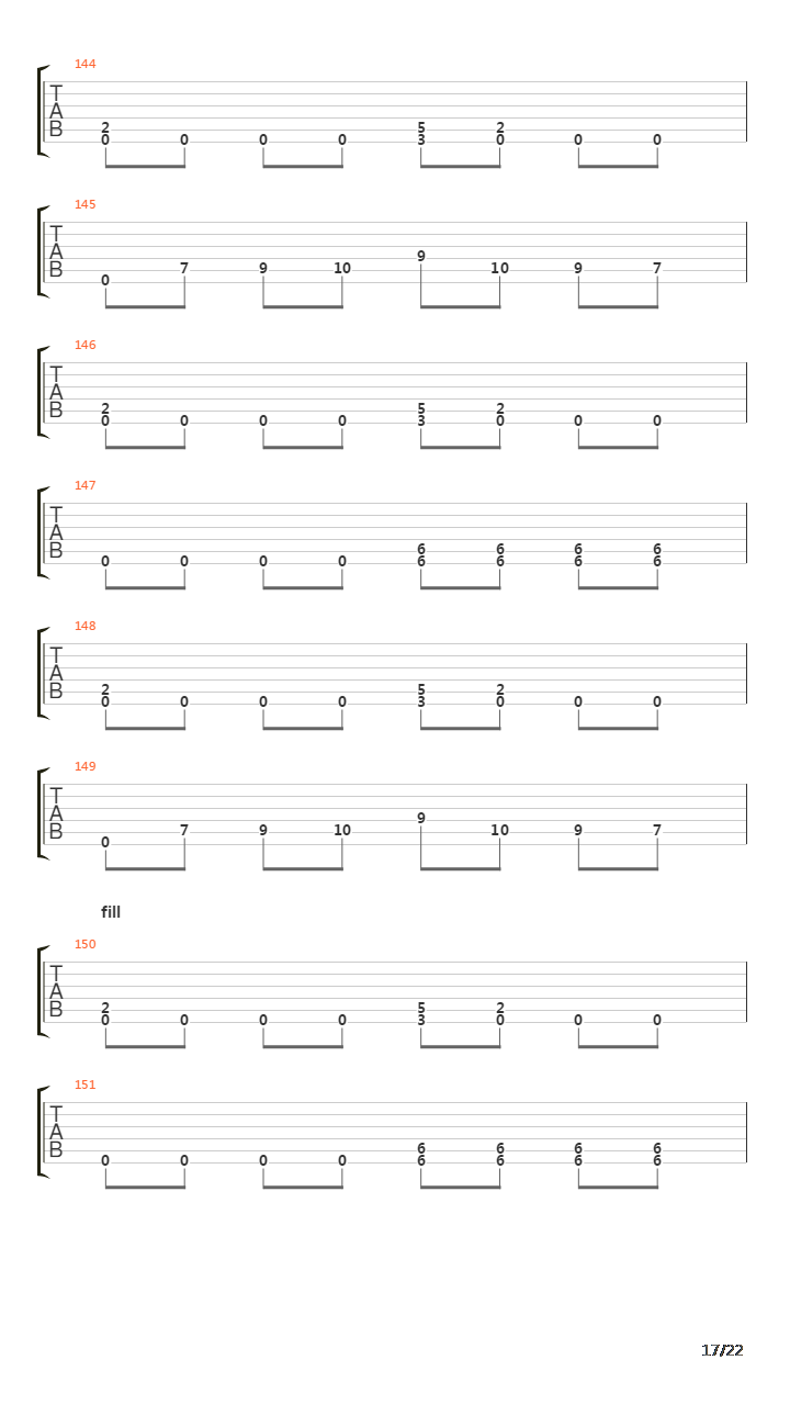 Where The Enemy Sleeps吉他谱