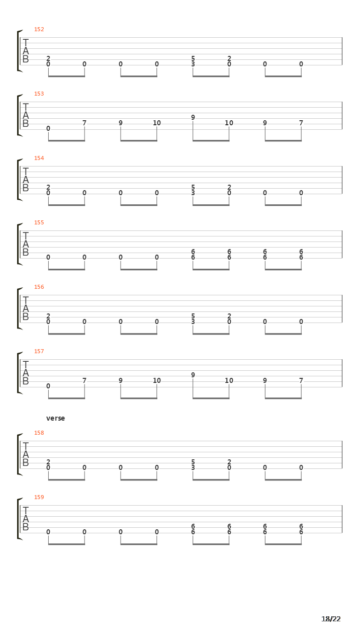 Where The Enemy Sleeps吉他谱