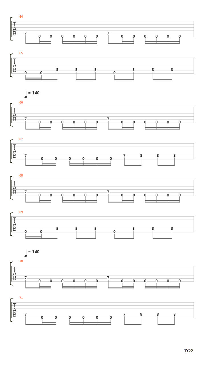 Where The Enemy Sleeps吉他谱