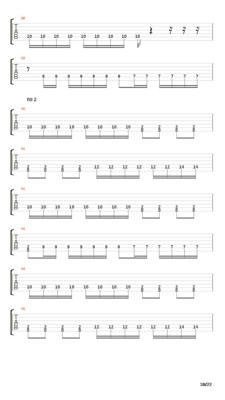 Where The Enemy Sleeps吉他谱