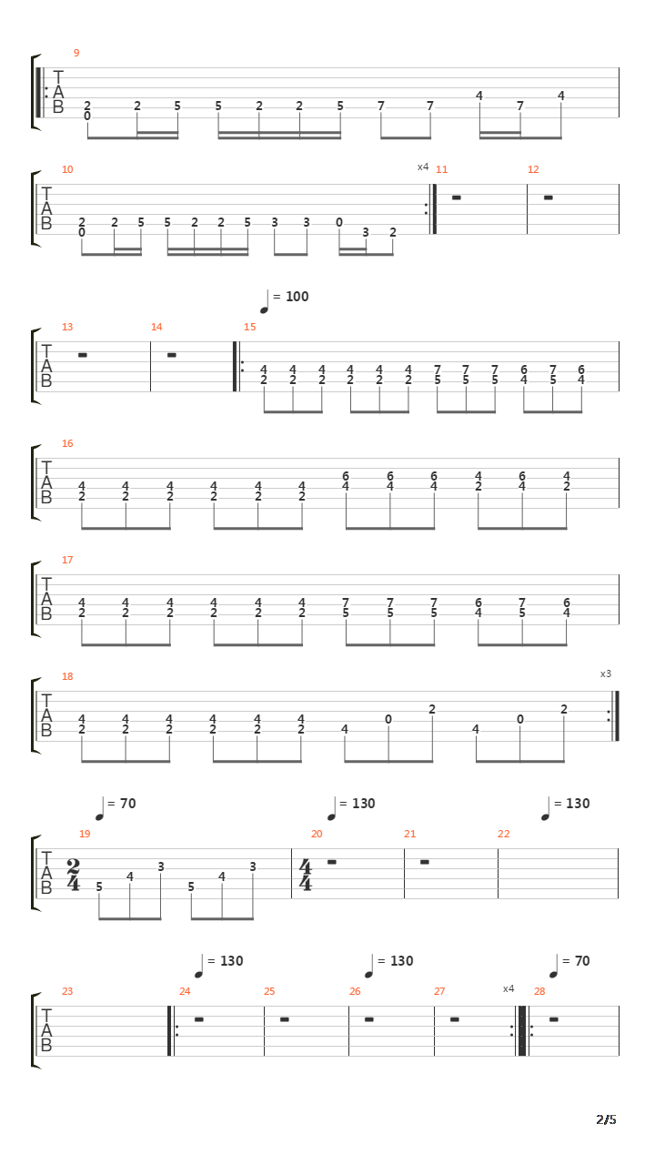 12吉他谱