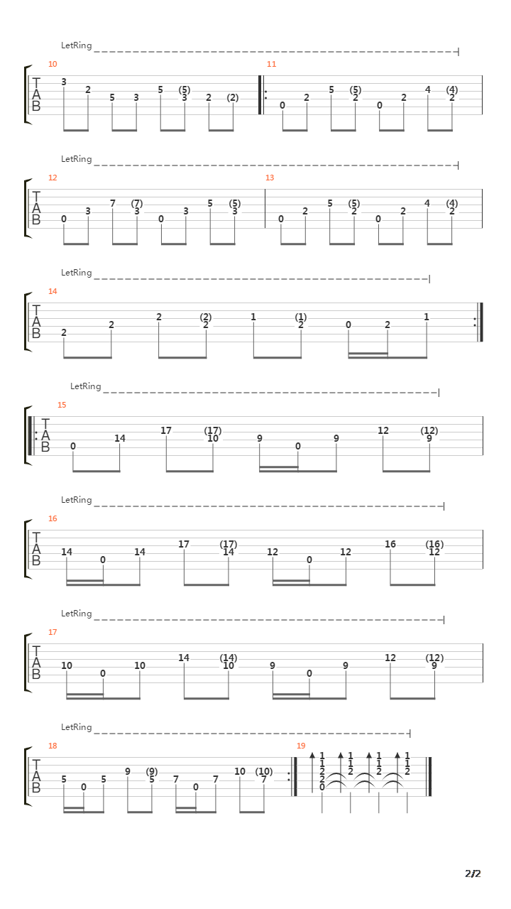 For Funerals To Come吉他谱