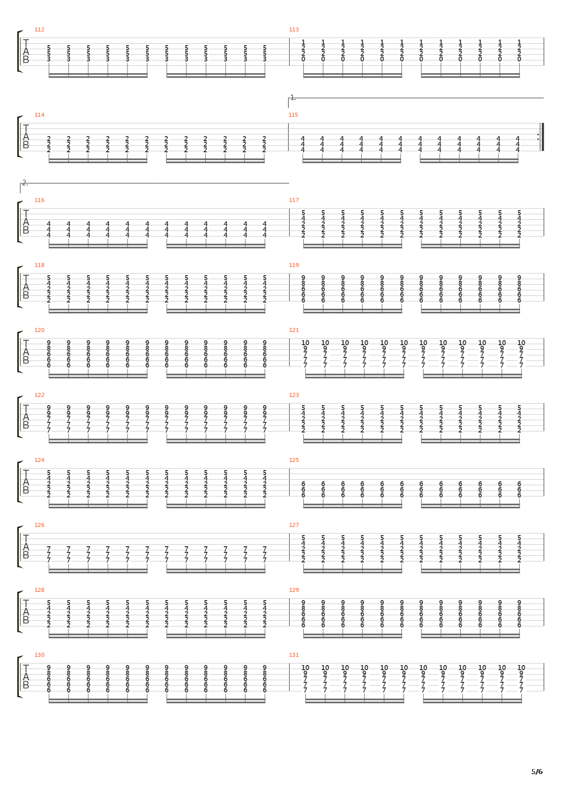 I Transpire吉他谱