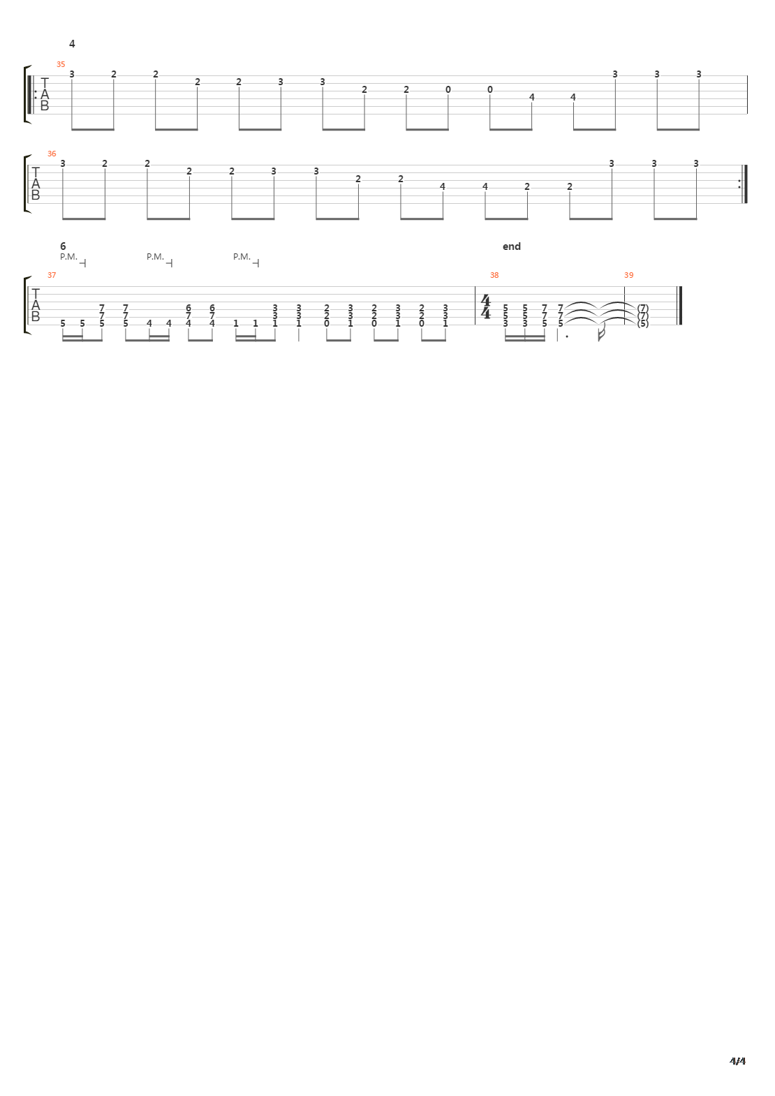 Strained吉他谱